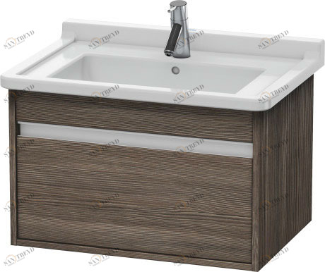 KT666305151 Ketho Тумбочка подвесная Сосна коричневая, декор Duravit