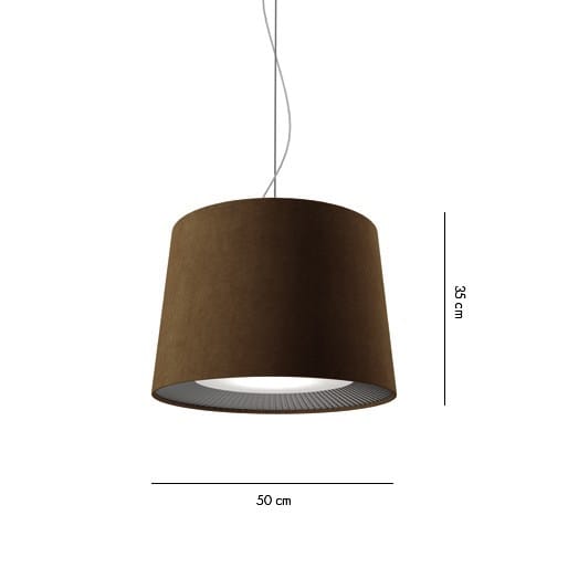 Подвесной светильник из замши AXOLIGHT ARCH-00039123 - Вид №8