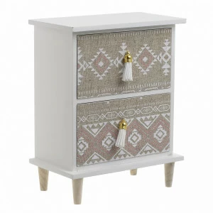 Шкатулка-комод "Зима" бежевого цвета TO4ROOMS  213161 Бежевый