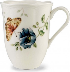 10535242 Lenox Кружка Lenox "Бабочки на лугу.Перламутровка" 350мл Фарфор