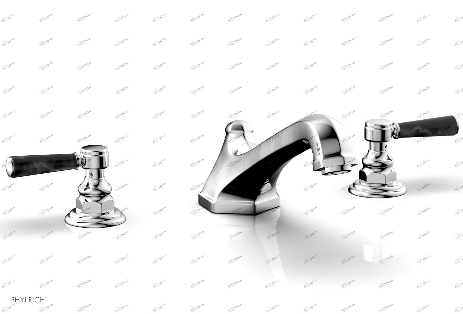 Смеситель для ванны HEX TRADITIONAL Phylrich  500-42-026X030 Хромированный 