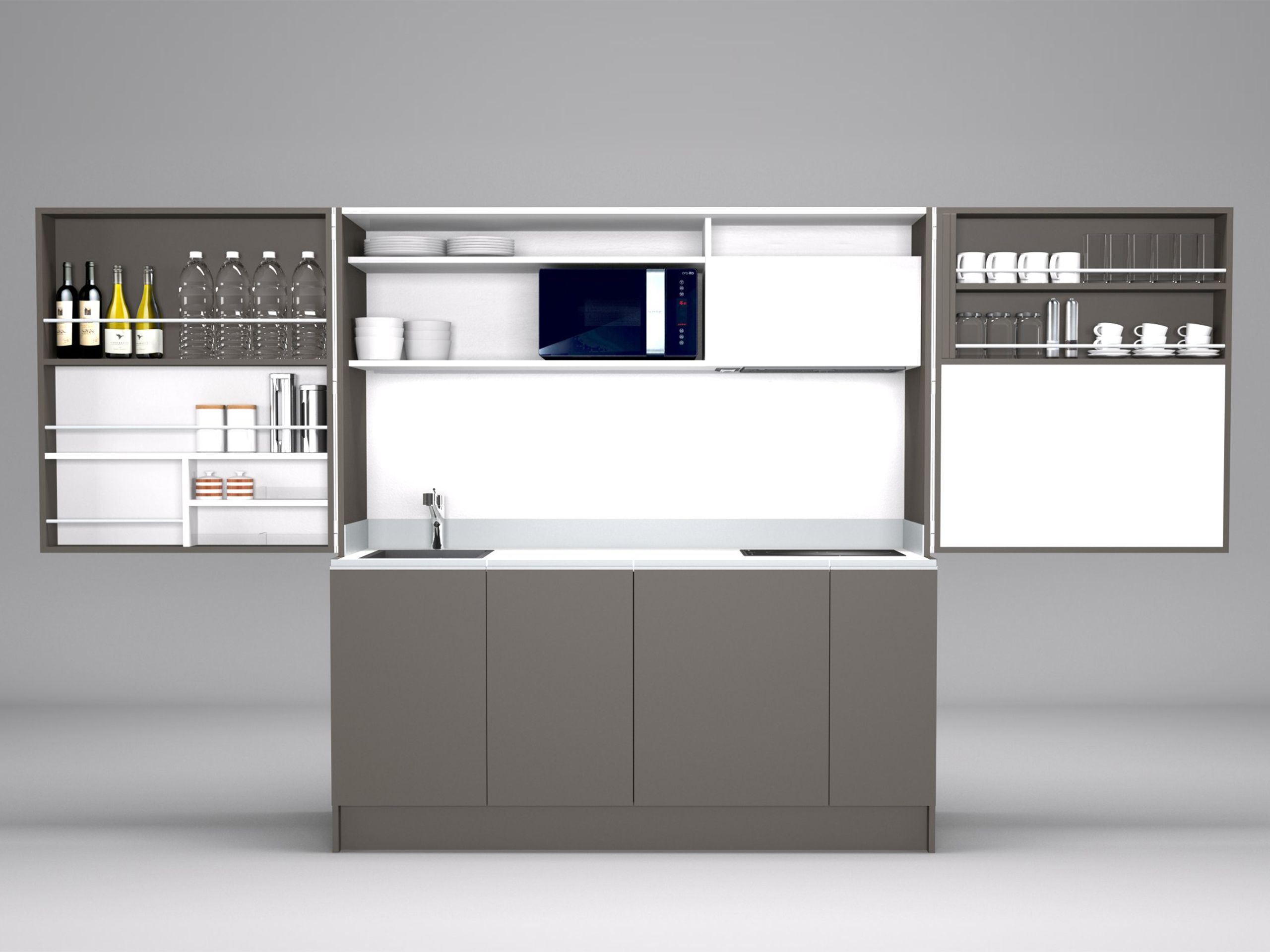 Мини-кухня Dizzconcept Pop-up kitchen Pia ARCH-00094846 - Вид №3