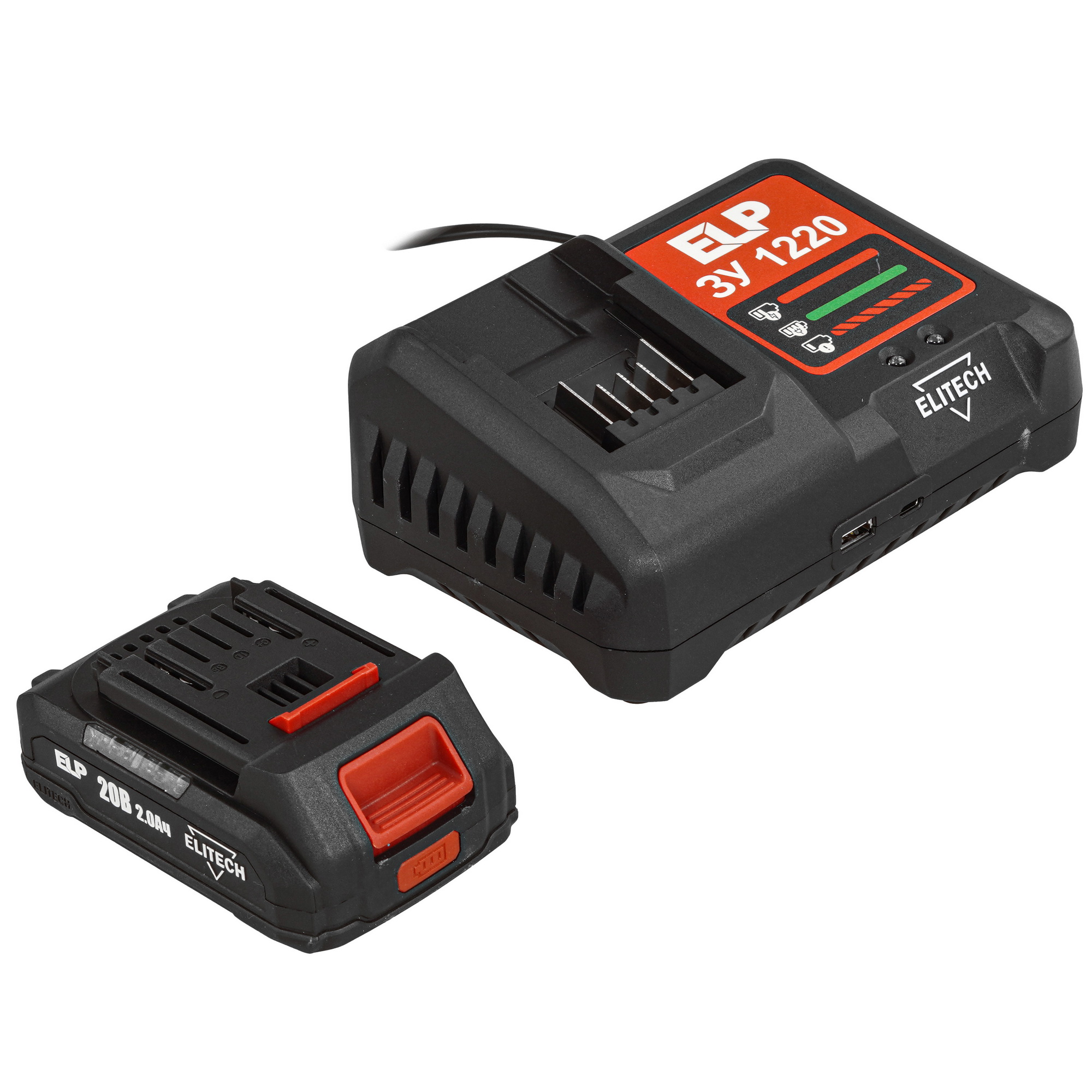 Дрель-шуруповерт Elitech ДА 20БЛ2 9205810 STDN-0034010 - Вид №6