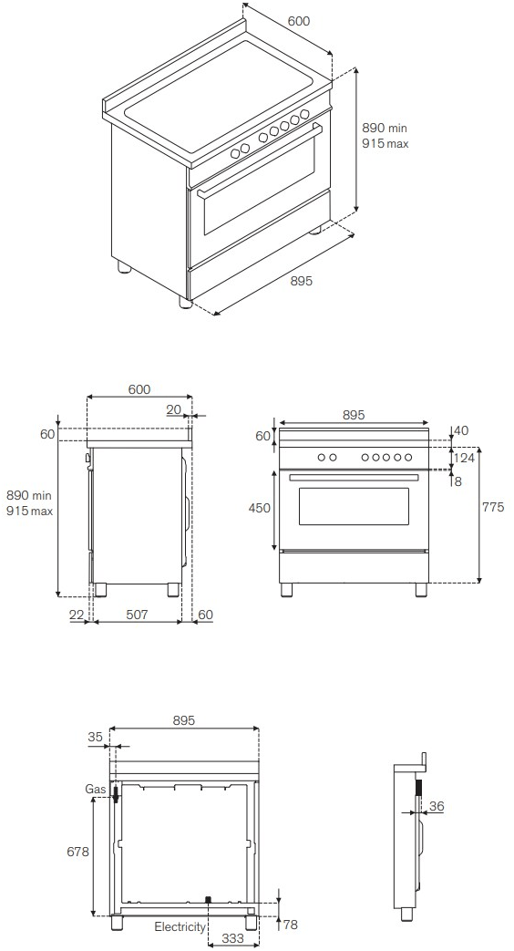 Bertazzoni Профессиональная отдельно стоящая кухня из нержавеющей стали Professional sun-id-1477903 - Вид №7
