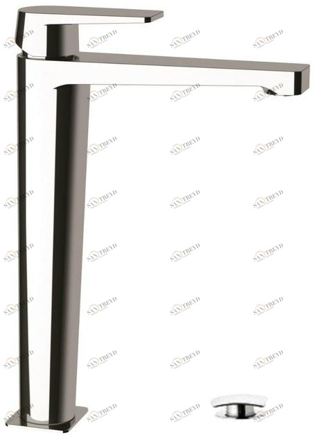 Remer Rubinetterie Смеситель для раковины высокий, однорычажный, с защелкой click-clack Dream D 10 l