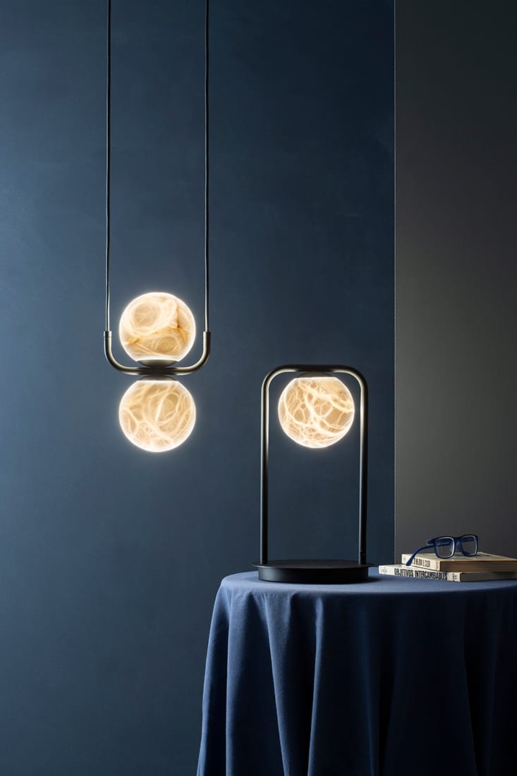 Алебастровая светодиодная настольная лампа Alma light ARCH-00143789 - Вид №2