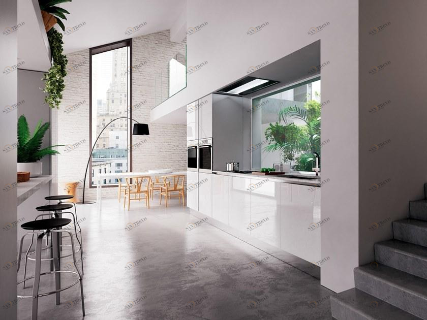 GD Arredamenti Линейная модульная кухня Space sun-id-1388519