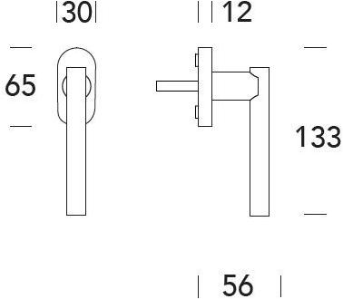 Reguitti Оконная ручка dk на розетке Astra A184dk01588 - Вид №1