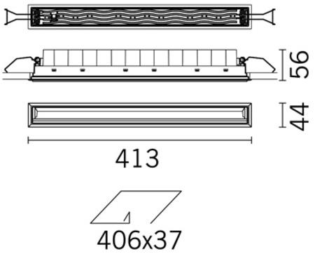 iGuzzini Встраиваемая светодиодная стенка для подвесных потолков Laser blade sun-id-1447074 - Вид №7