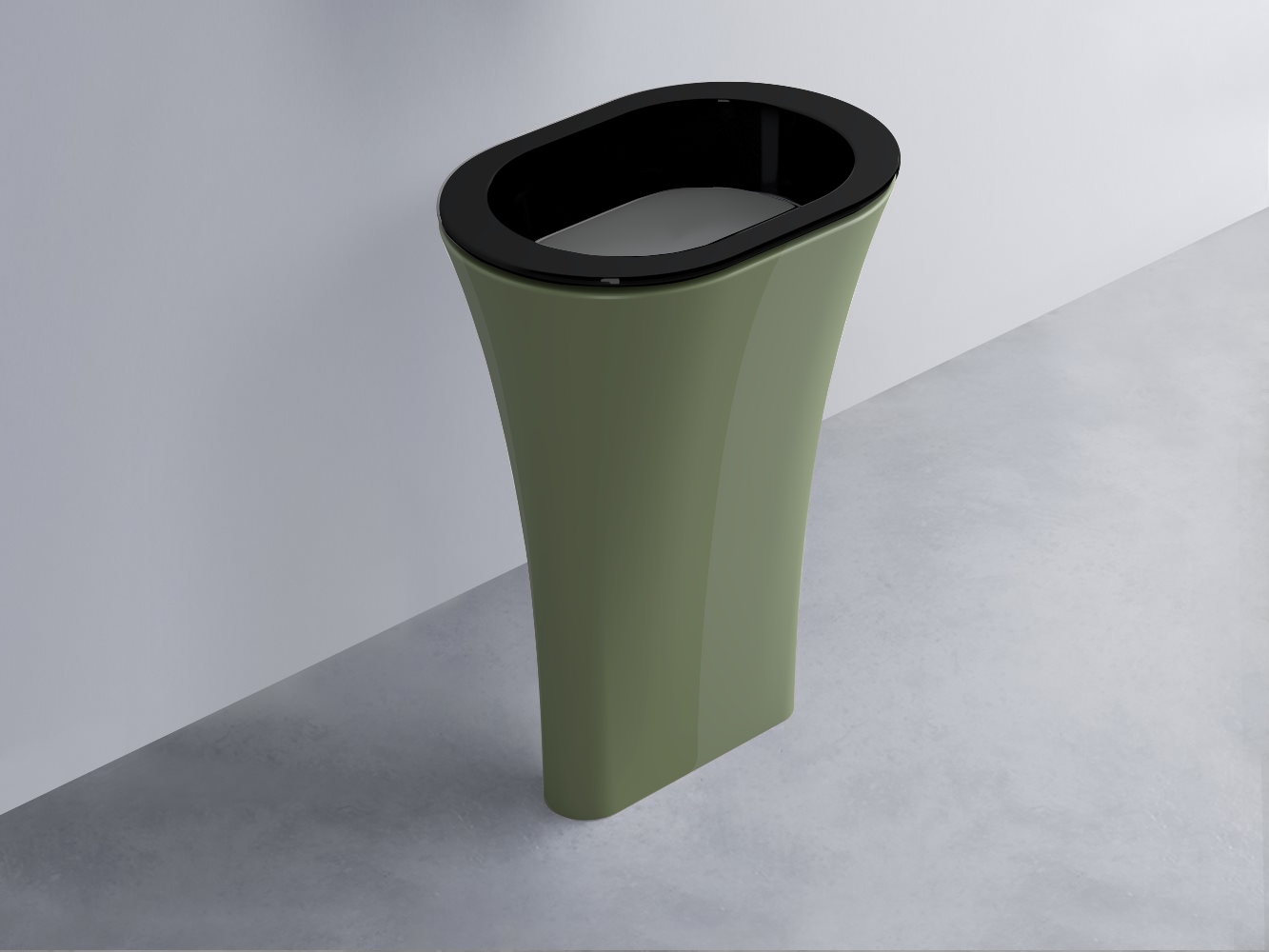 AMLA65-N+AMPILO-CM+AMCOLO-AG Раковина Amedeo Ovale отдельностоящая cielo Enjoy + Amedeo Ceramica Cielo