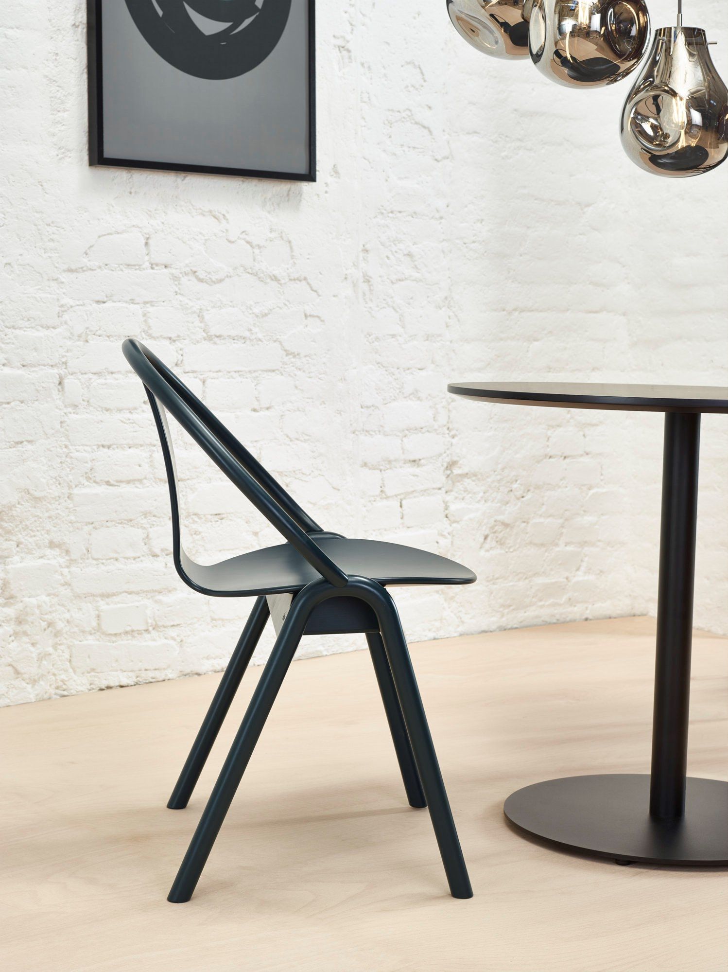 Деревянный штабелируемый стул с подлокотниками TON AGAIN ARCH-00050052 - Вид №4