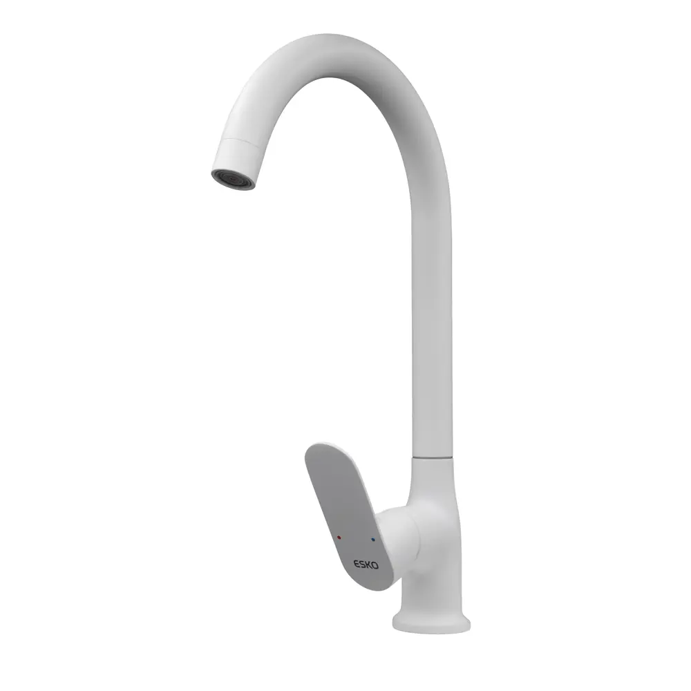 Смеситель кухонный Esko Annecy AN 519W высота 33.4 см цвет белый AN519W STLM-2141888 - Вид №4