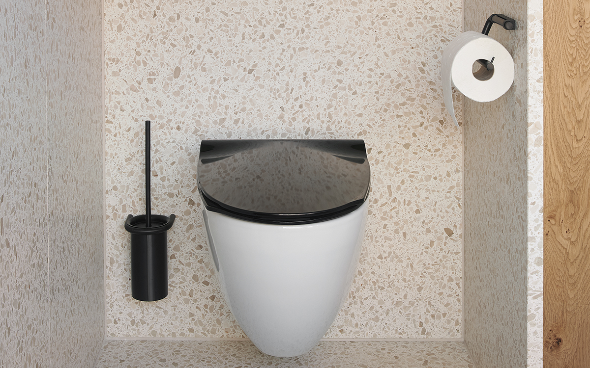 147061P4100 Держатель для туалетной щетки - угольd line Knud Holscher  - Вид №1