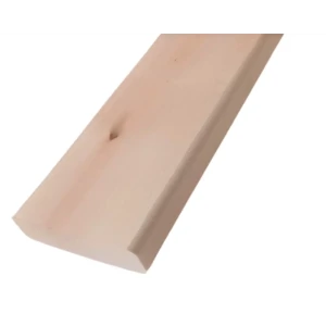 Полок сращенный 26х90х2200 мм Липа AB прямой с фаской угла