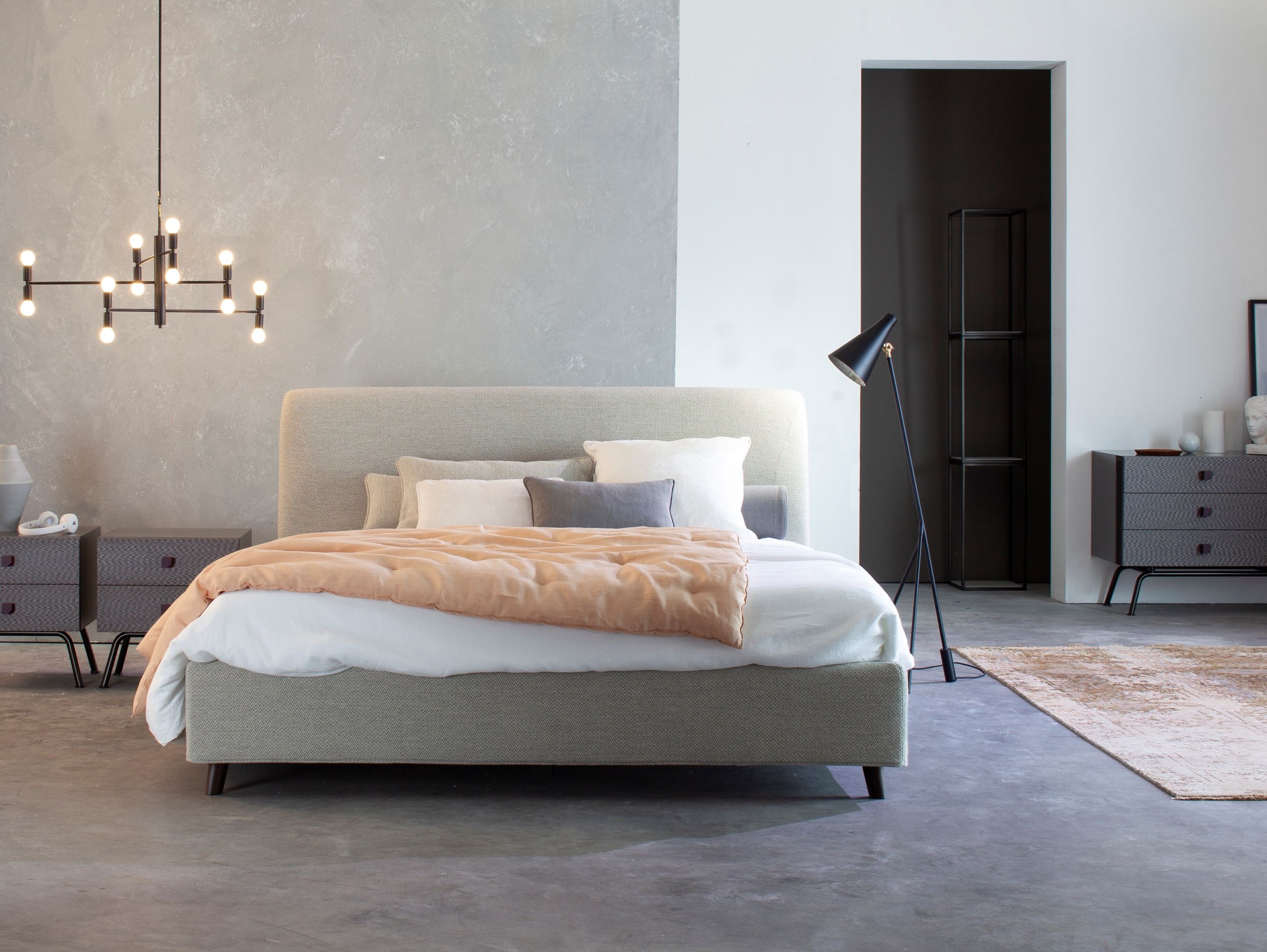 Двуспальная кровать с мягкой тканью Twils ISS ARCH-00085508 - Вид №6