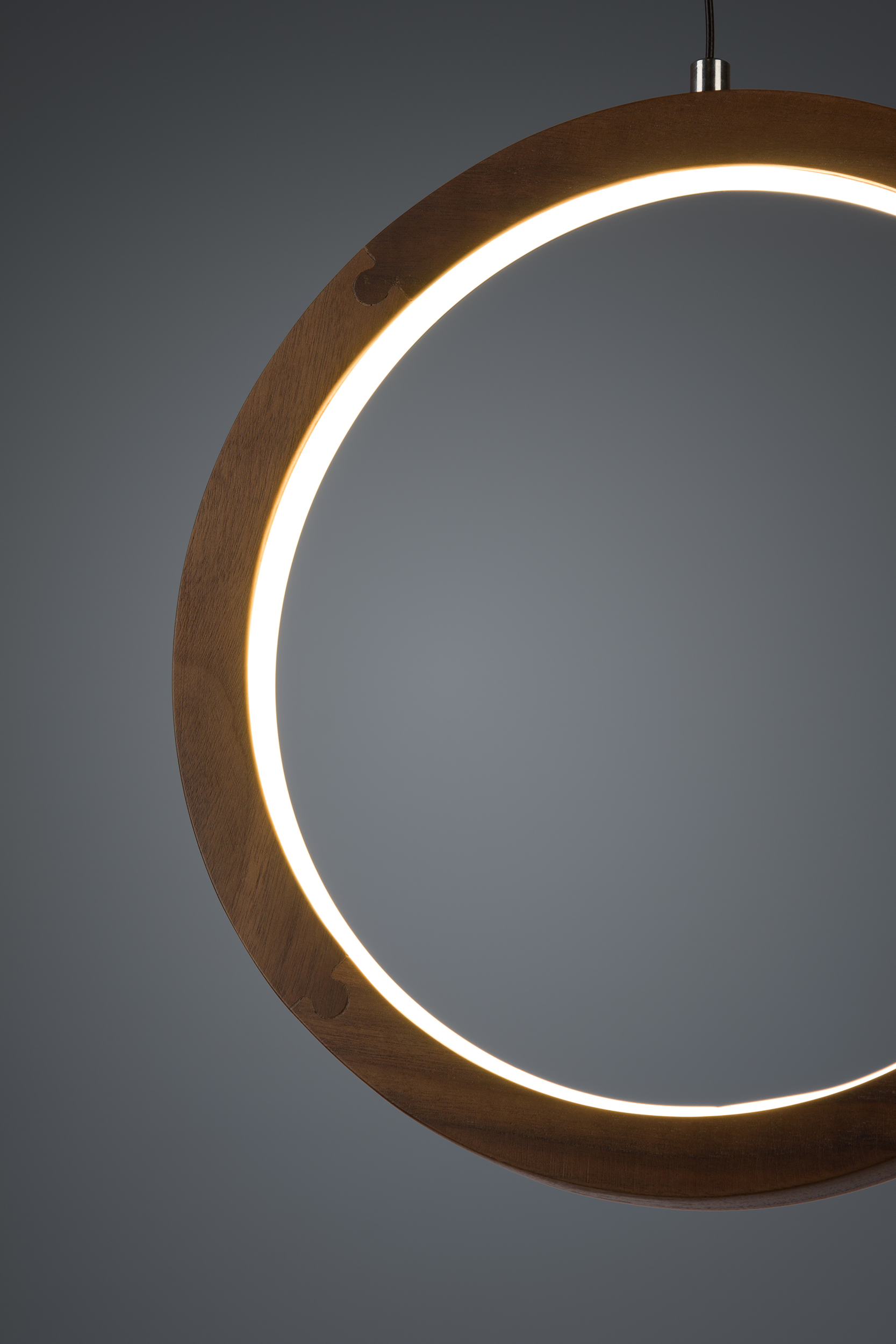 2000983199898 Подвесной светильник O-Wood диаметр 32 ELECTRORETRO Light Wood  - Вид №2