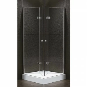 Душевой уголок CEZARES ELENA-W-ASH-2-80/100-P-Cr-L