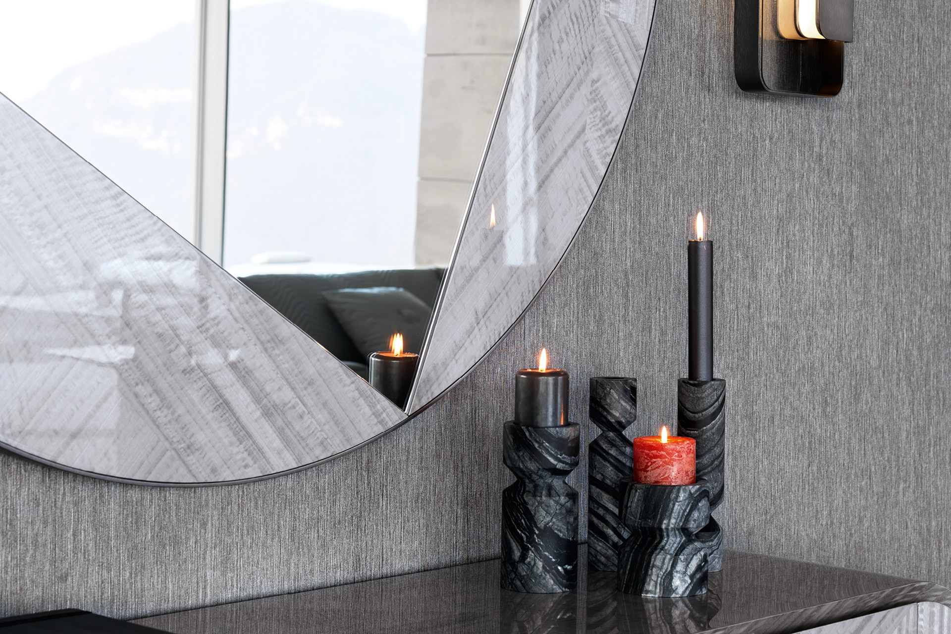 4860 «Moonlight» Круглое зеркало - giorgio collection Декор - Вид №3