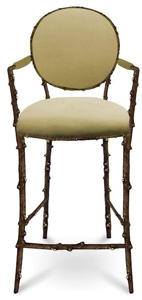 KOKET Табурет медальон из бархата Enchanted sun-id-1504699 - Вид №2