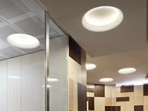 Flos Встраиваемый потолочный светильник с отраженным люминесцентным светом Soft collection - in