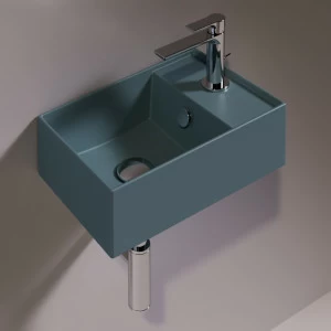 AG40NAVYMATT Подвесная раковина настенная прямоугольная Simas Agile