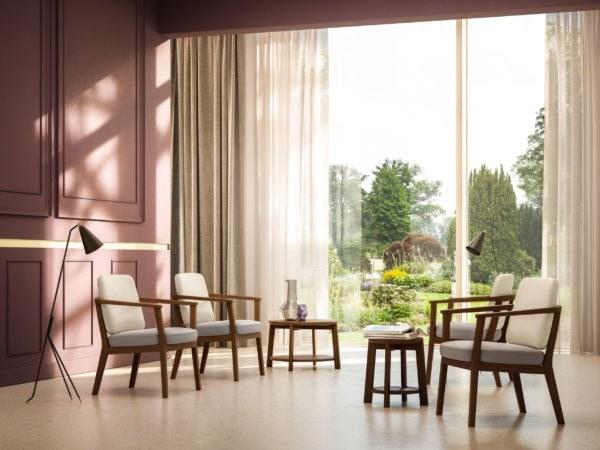 Very Wood Кресло из ткани с подлокотниками Chelsea sun-id-1435648 - Вид №1