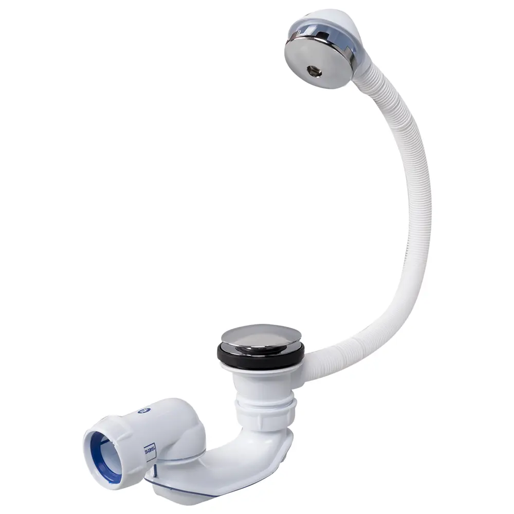 Сифон для ванны Sas B62KD с автоматическим сливом 650х40 мм пластик STLM-2016017