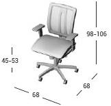 AP Factor Офисное кресло из сетки с 5 спицами Oklahoma sun-id-1362611 - Вид №6