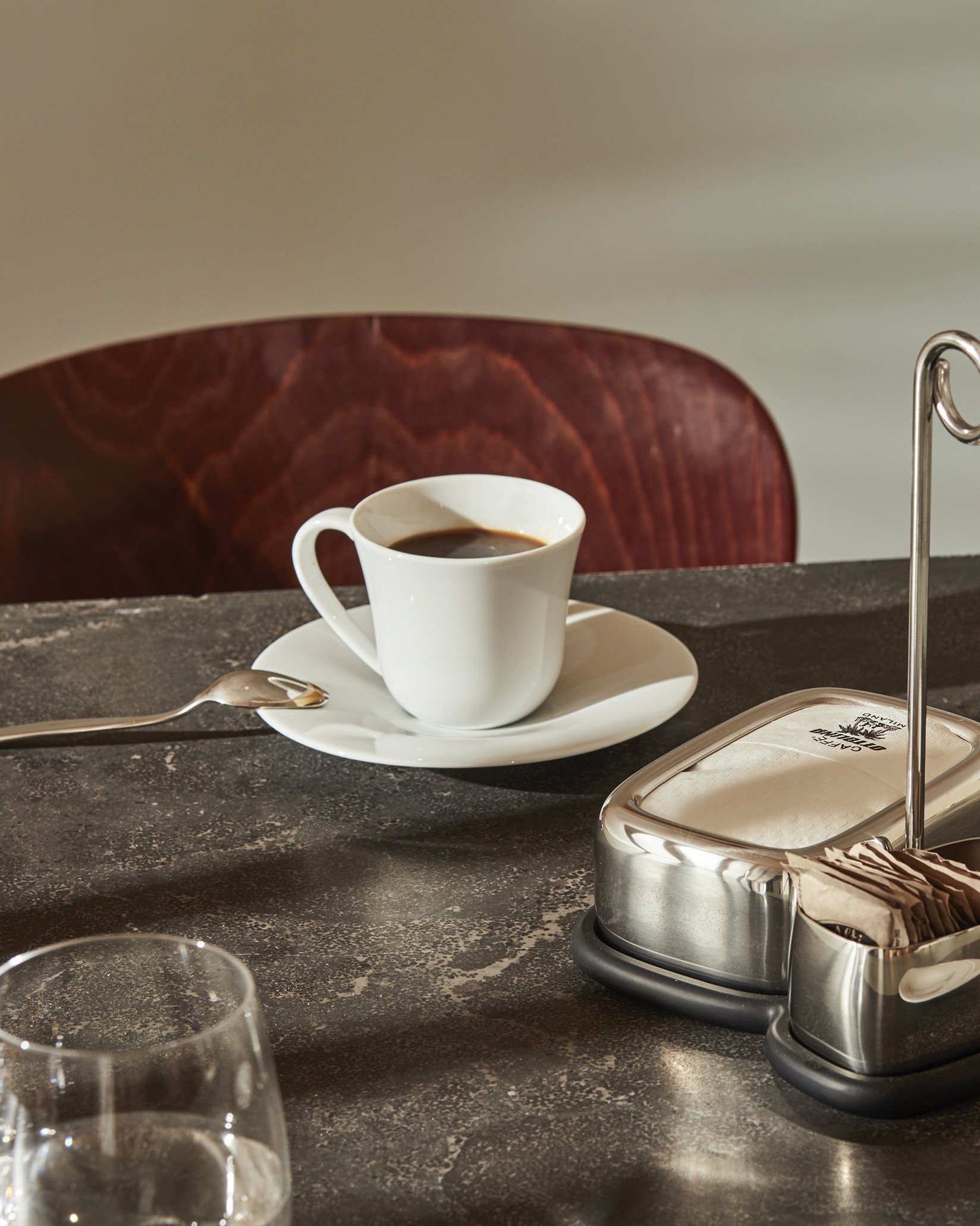 Блюдце для фильтрованного кофе. 4 штуки Alessi KU TI05/88 - Вид №1