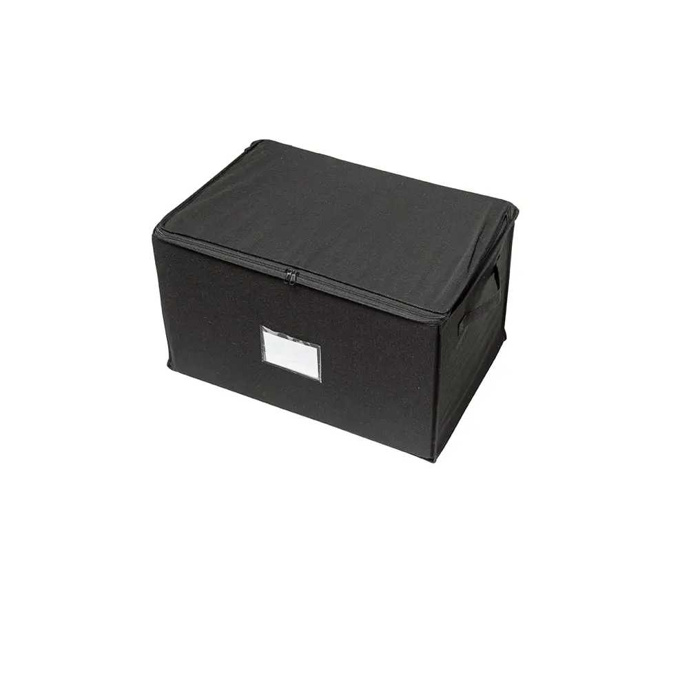 Короб с вакуумным пакетом Spaceo 56x36x33 см цвет чёрный STLM-2049521