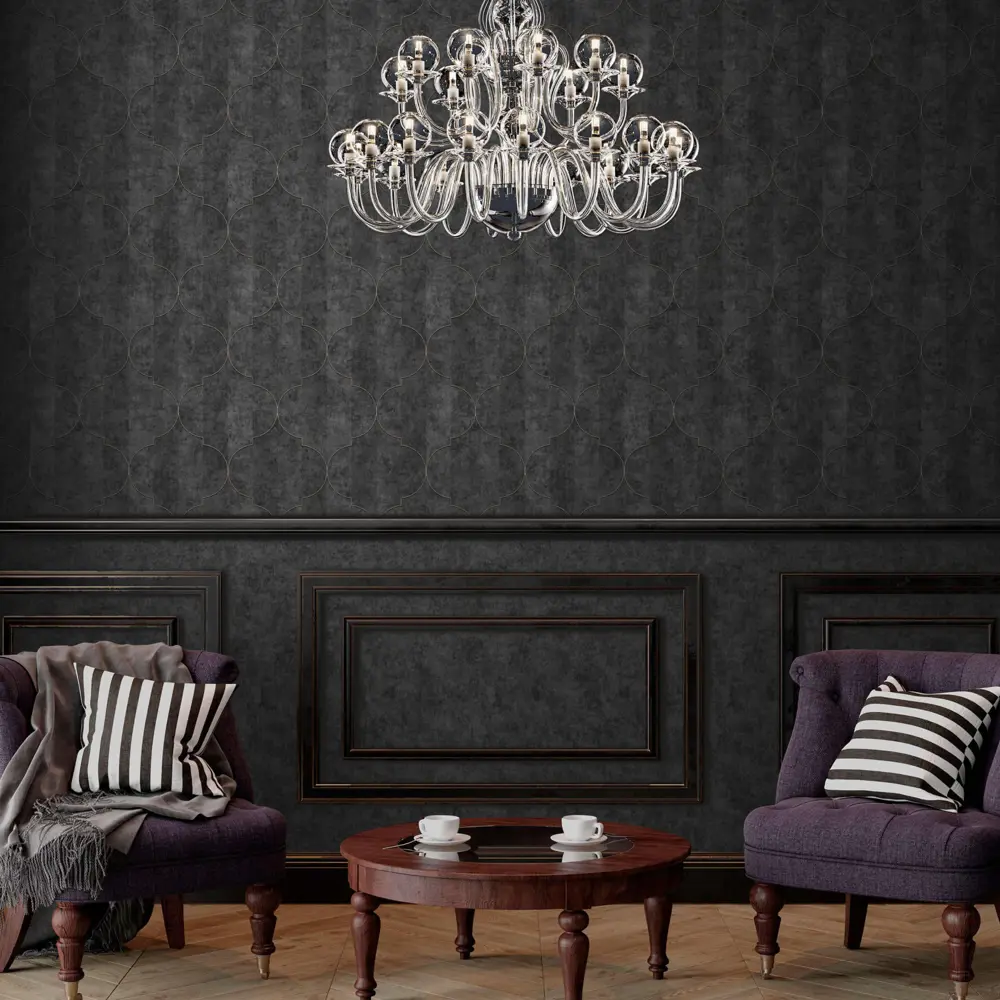 Обои флизелиновые Erismann Bogema темно-серые 1.06 м ЭР60615-06 STLM-2164540 - Вид №4