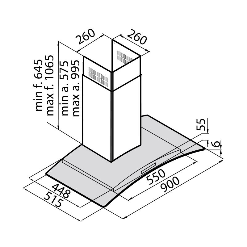 2446090 Вытяжка Sunset 2446090 Fosterspa  - Вид №1