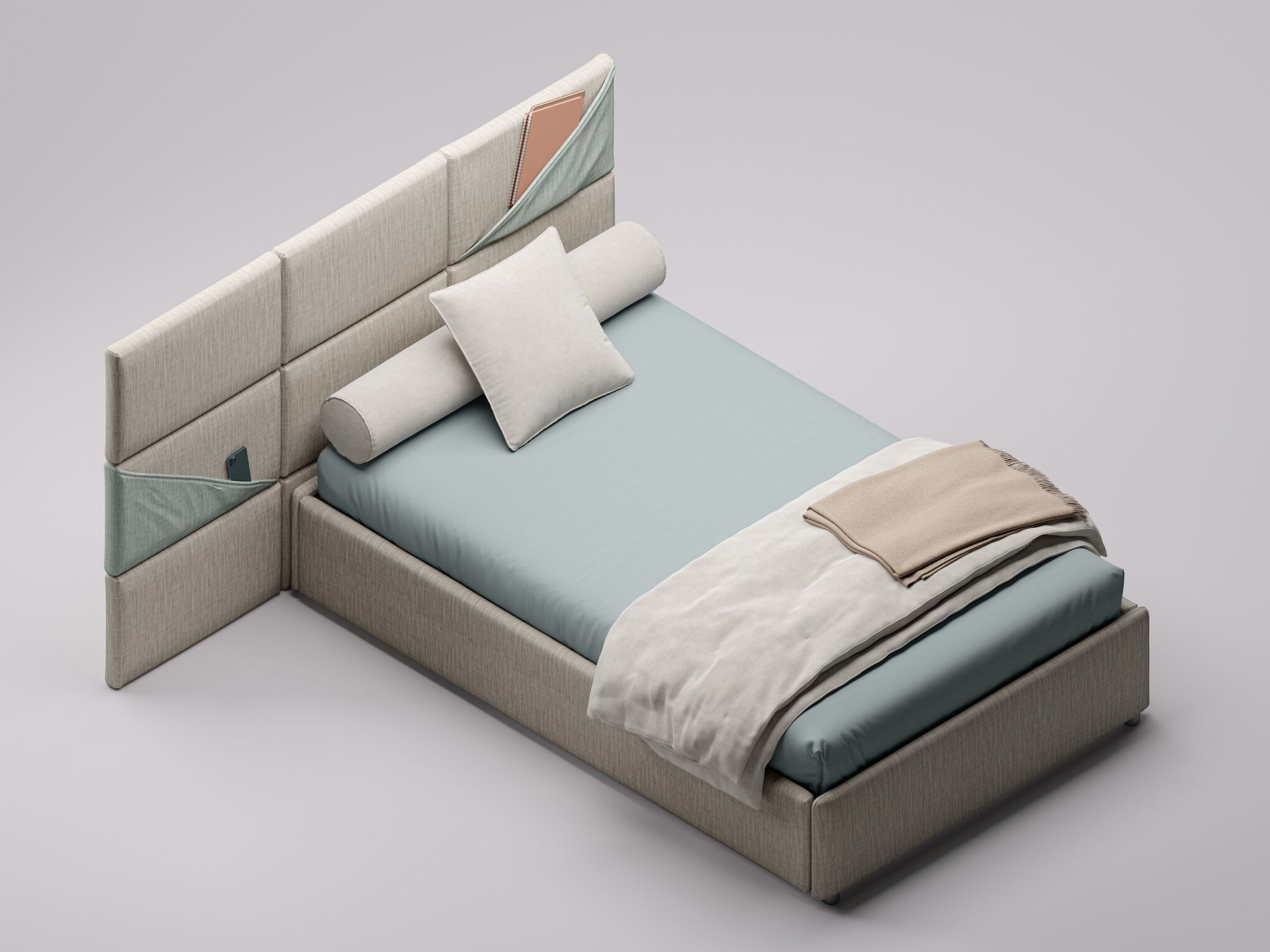 Мягкое изголовье Twils BOISERIE MARLENE OBLIQUE ARCH-00005088 - Вид №2