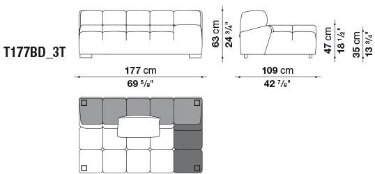 B&B Italia Модульный секционный диван Tufty time sun-id-1414316 - Вид №33