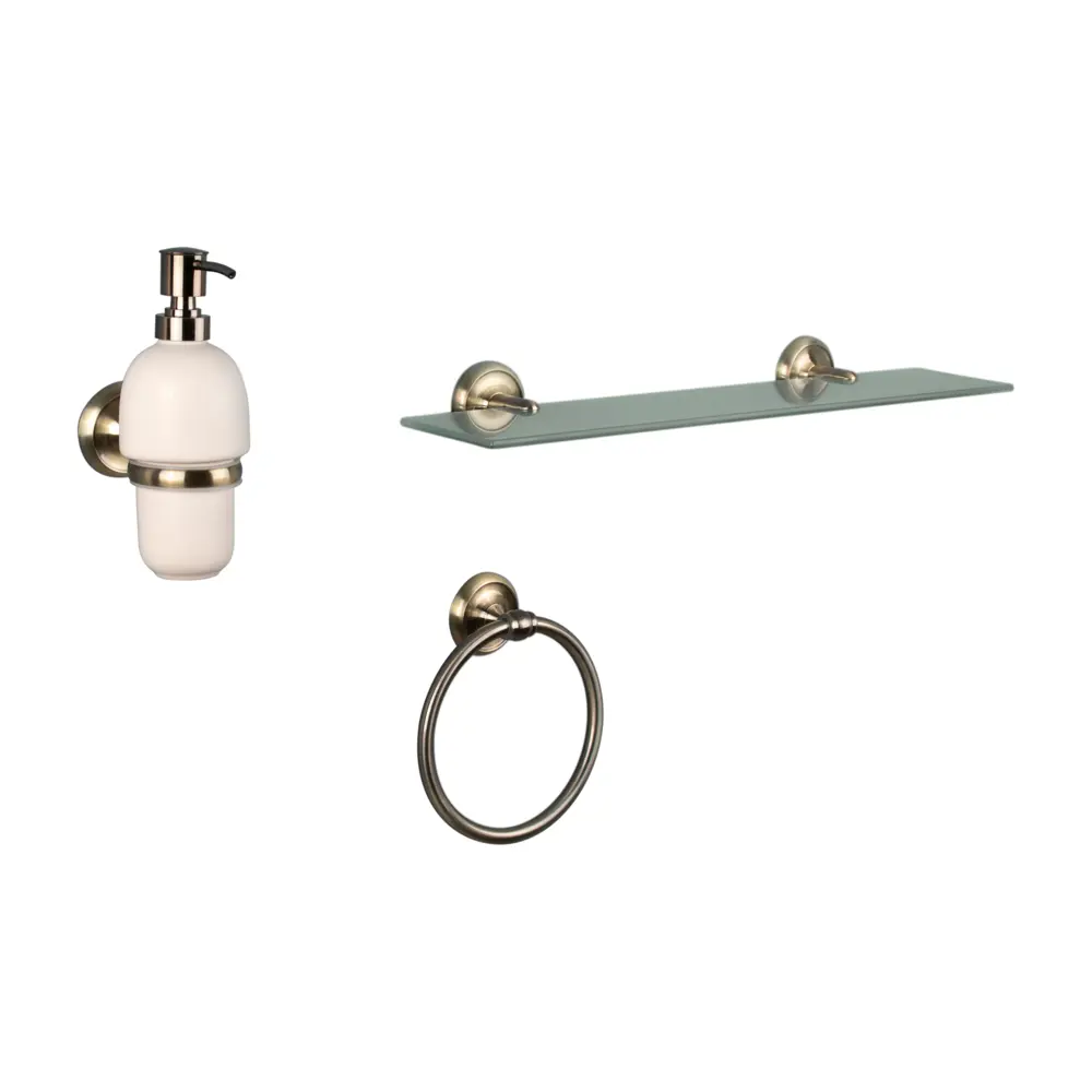 Дозатор подвесной для жидкого мыла Antico цвет бежевый VERRAN STLM-2089898 - Вид №5