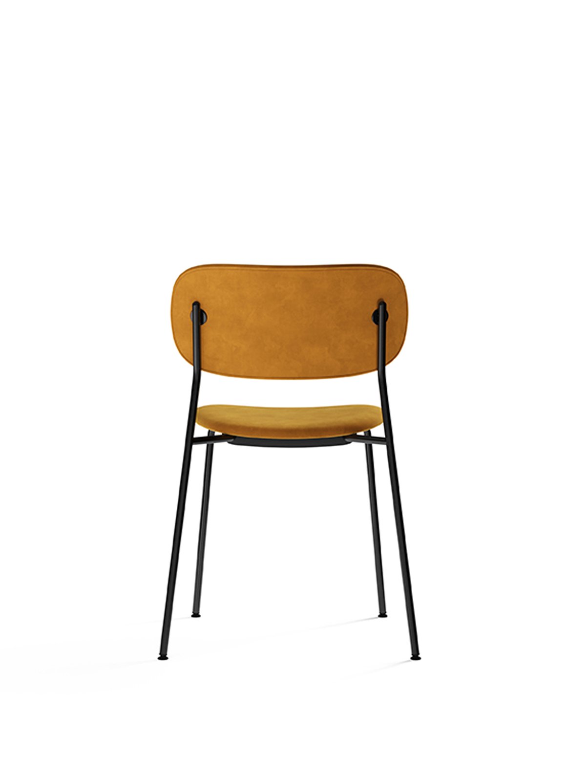 1179004-001H00ZZ MENU Обеденный стул, полностью обитый, черный Дакар - 0842  - Вид №9