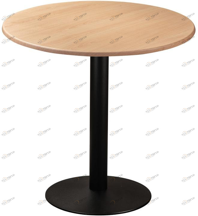 2642 Стол Классик D80 Натуральный бук R-HOME 160402+170502oak_light