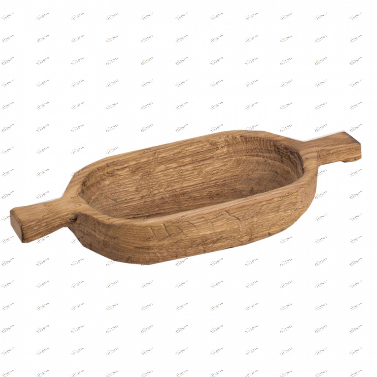 Плошка Коричневый,ручки ,15*27 FUGA ECO WOOD 123645 Коричневый 