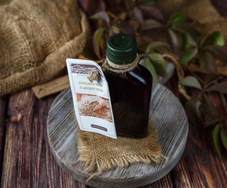 5165 Масло конопляное из дубового пресса Вкусляндия  - Вид №1