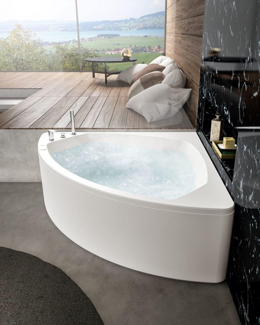 Albatros Угловая гидромассажная ванна из акрила Thea 01th55bs; 01th65bs - Вид №7