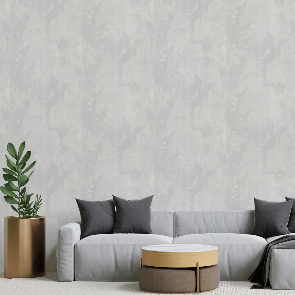 WALLDECOR Fantom - Серые флизелиновые обои для стильного интерьера 89358534 STLM-0821234 - Вид №2