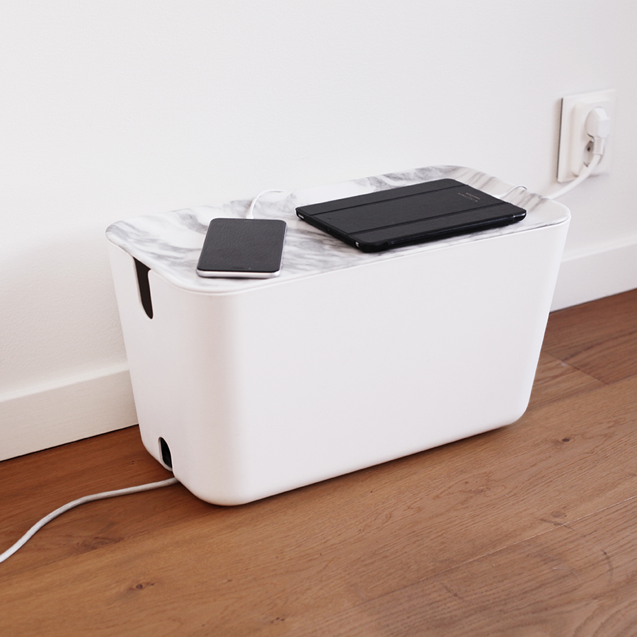 Органайзер для проводов CableBox большой белый-серый Bosign 240106 - Вид №6