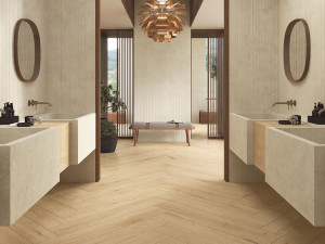 Пол / облицовка керамогранита под дерево