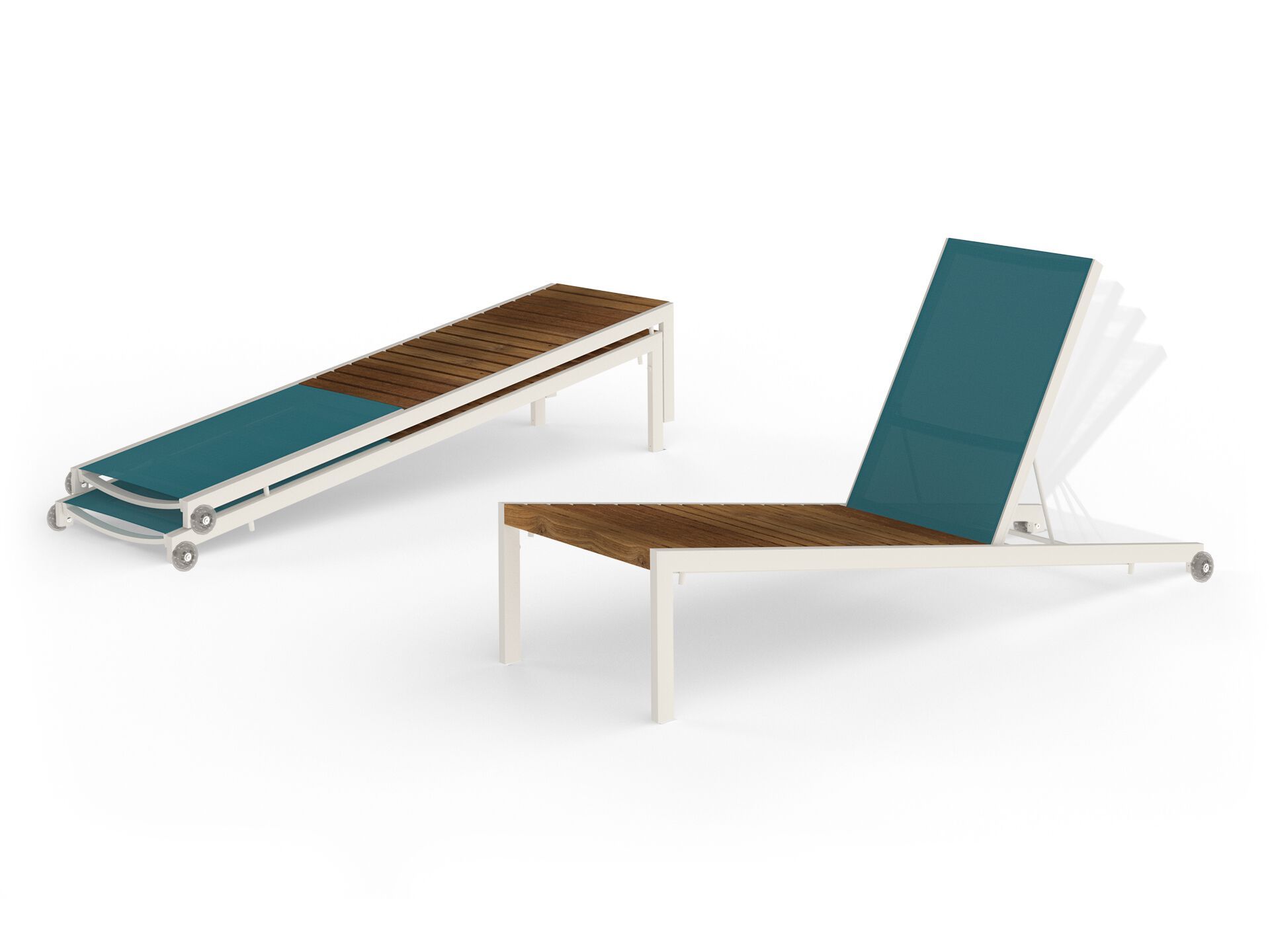 Штабелируемая Садовая кровать из тикового дерева и Batyline® MAMAGREEN ARCH-00115271