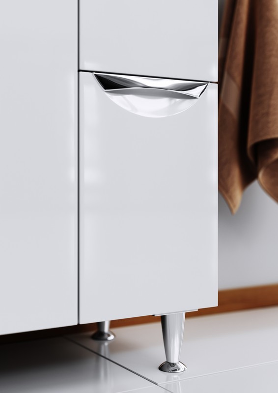 Лайн тумба под умывальник Лагуна 850 с двумя ящиками Li.01.08 AQWELLA LINE 191676 - Вид №1