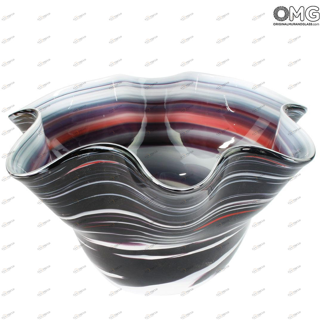 4846 ORIGINALMURANOGLASS Ваза Жёлтый Тюльпан - муранское стекло 30 см 