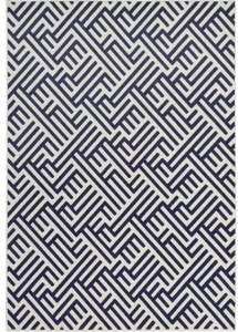 De Dimora Прямоугольный коврик из полиэстера с геометрическими мотивами для улицы Outdoor