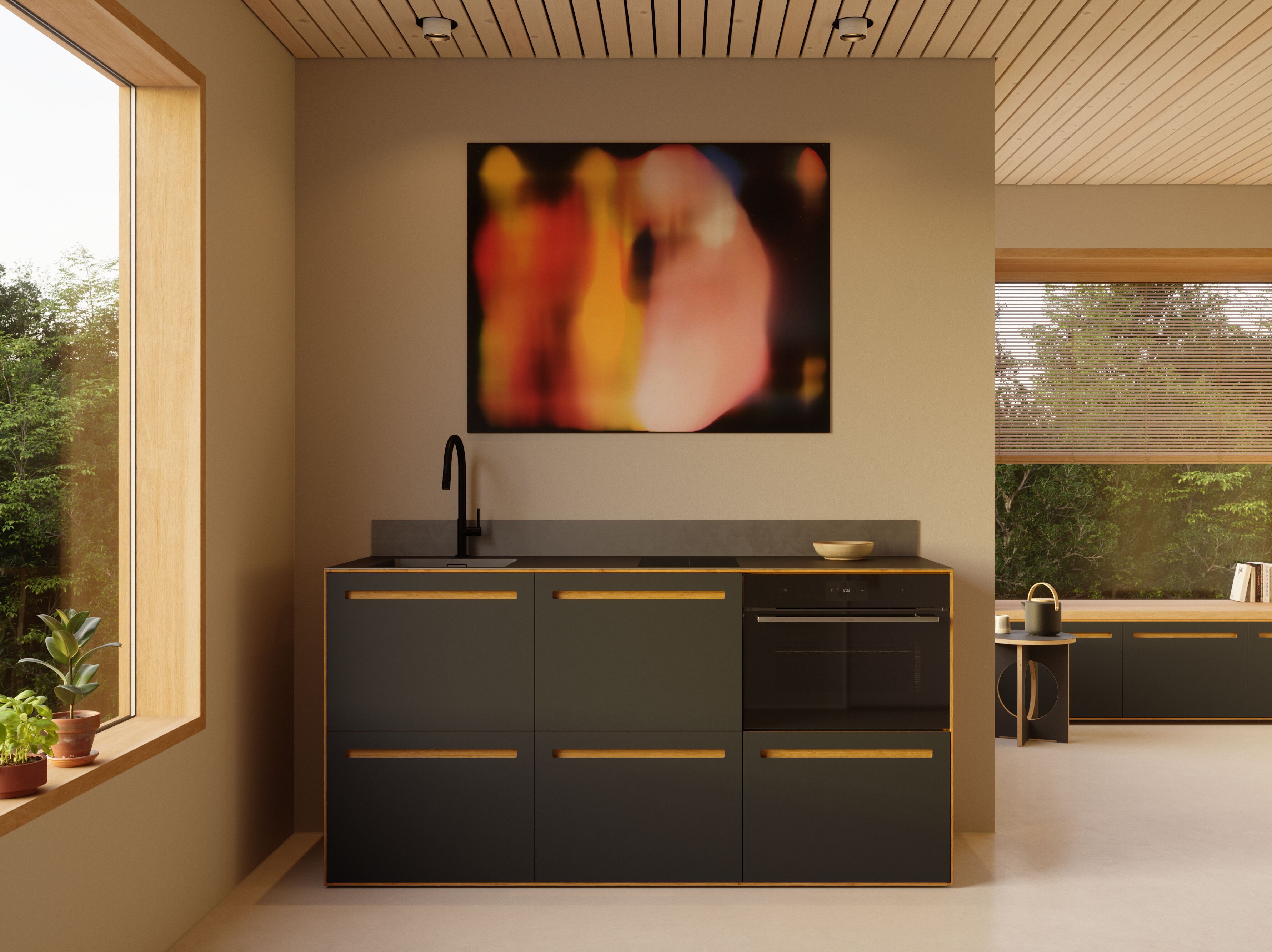 Встроенная кухня Neuvermoebelt TINY KITCHEN "HOME" ARCH-00053522 - Вид №1