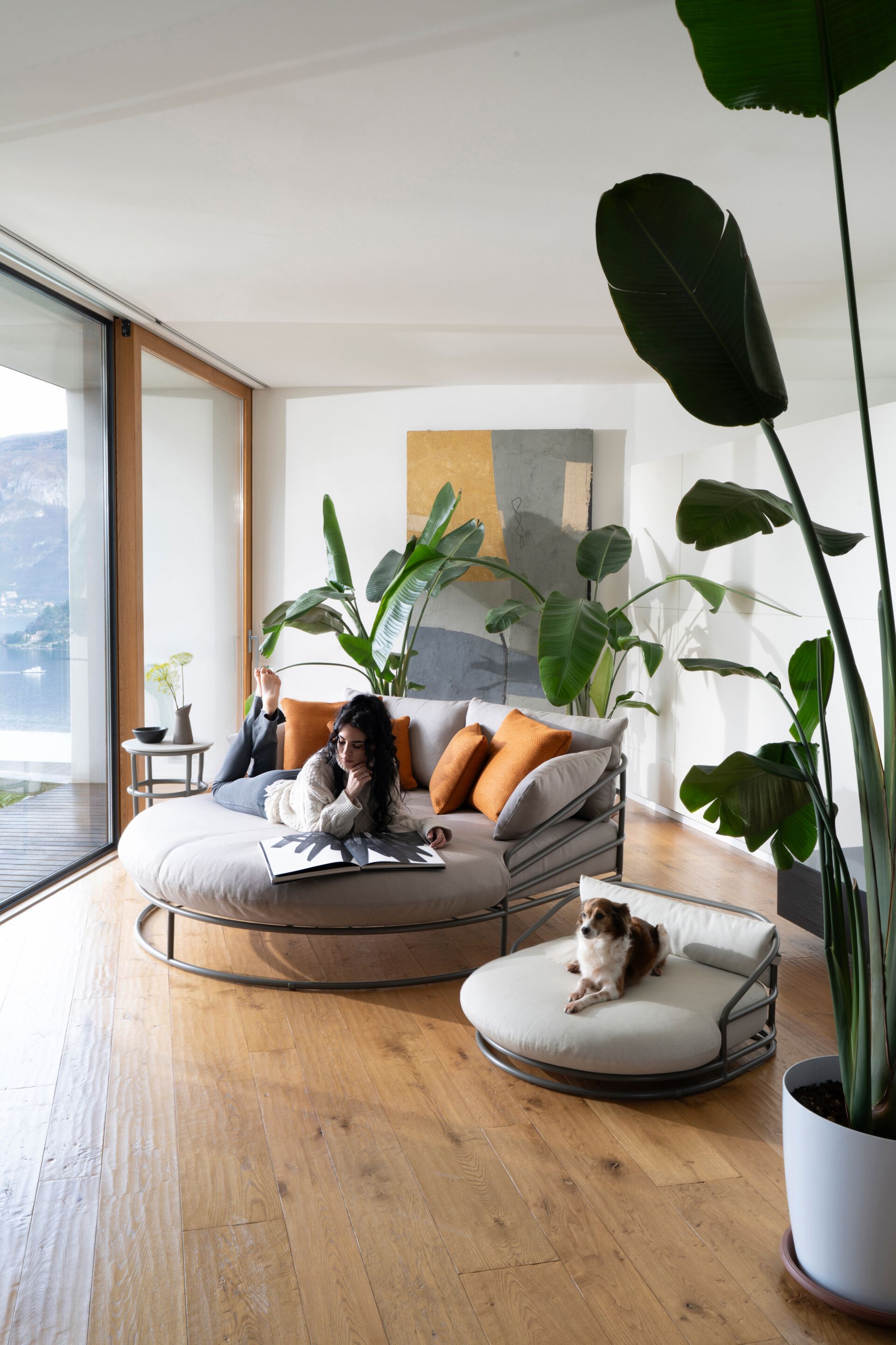 Высокий круглый журнальный столик в HPL Rever Liberty ARCH-00076066 - Вид №2