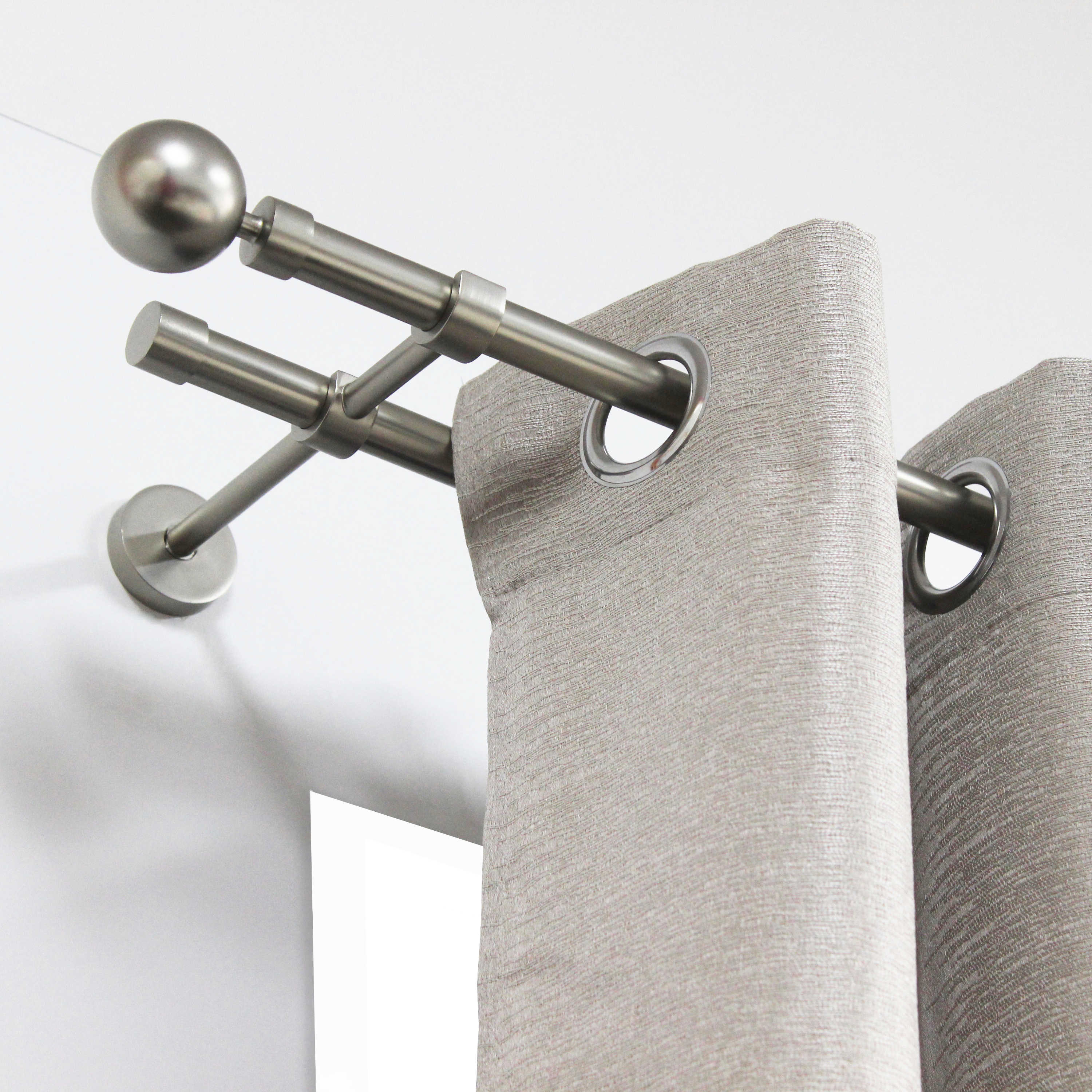 INSPIRE Держатель двухрядный открытый для карнизов с регулируемым выносом 82549644 STLM-0029554 - Вид №1